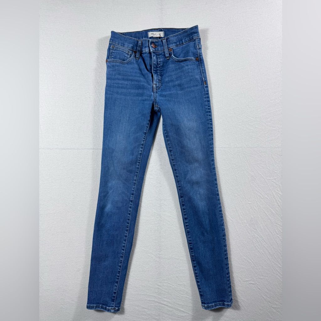 Madewell 9” Mid-Rise Jeans Size 25 Medium Wash